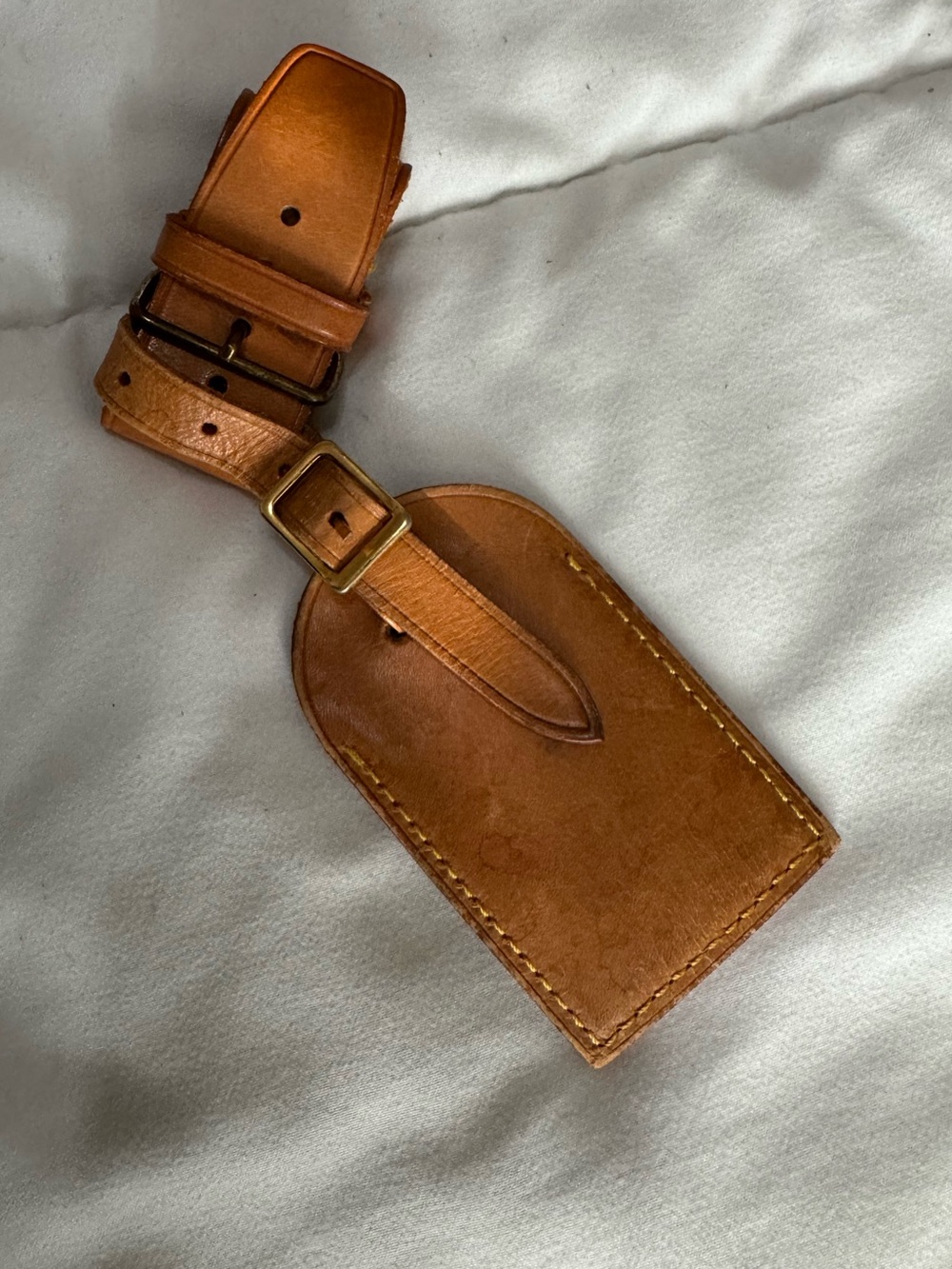 Louis Vuitton Genuine Leather Luggage Tag - Picture 3 of 9